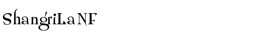 ShangriLaNF - Download Thousands of Free Fonts at FontZone.net