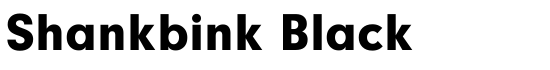 Shankbink Black - Download Thousands of Free Fonts at FontZone.net