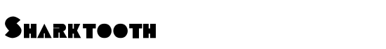 Sharktooth - Download Thousands of Free Fonts at FontZone.net