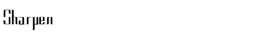 Sharpen - Download Thousands of Free Fonts at FontZone.net