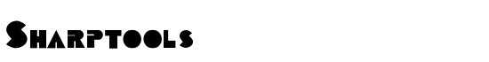 Sharptools  - Download Thousands of Free Fonts at FontZone.net