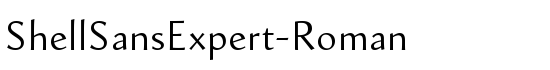 ShellSansExpert-Roman - Download Thousands of Free Fonts at FontZone.net