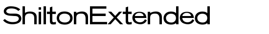 ShiltonExtended - Download Thousands of Free Fonts at FontZone.net