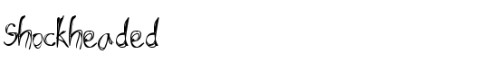 Shockheaded - Download Thousands of Free Fonts at FontZone.net