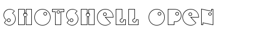 ShotShell Open - Download Thousands of Free Fonts at FontZone.net