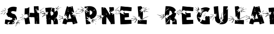 Shrapnel Regular - Download Thousands of Free Fonts at FontZone.net