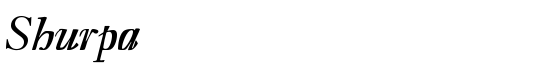 Shurpa - Download Thousands of Free Fonts at FontZone.net