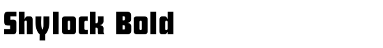 Shylock Bold - Download Thousands of Free Fonts at FontZone.net