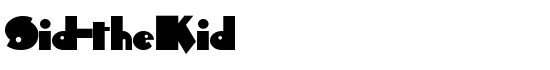 Sid-theKid - Download Thousands of Free Fonts at FontZone.net