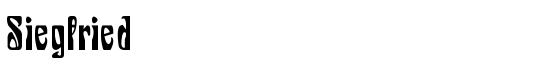 Siegfried - Download Thousands of Free Fonts at FontZone.net