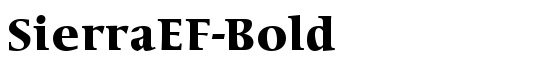 SierraEF-Bold - Download Thousands of Free Fonts at FontZone.net