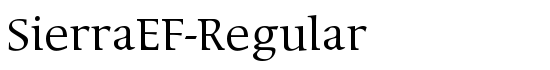 SierraEF-Regular - Download Thousands of Free Fonts at FontZone.net