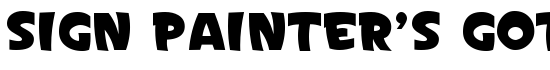 Sign Painter's Gothic JL - Download Thousands of Free Fonts at FontZone.net