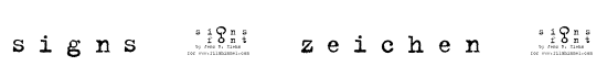 signs - zeichen 2.0 - Download Thousands of Free Fonts at FontZone.net