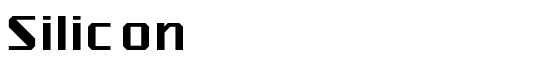 Silicon - Download Thousands of Free Fonts at FontZone.net