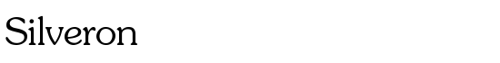 Silveron - Download Thousands of Free Fonts at FontZone.net