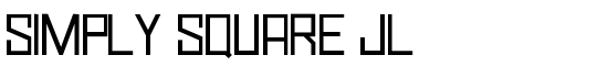 Simply Square JL - Download Thousands of Free Fonts at FontZone.net