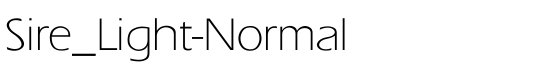 Sire_Light-Normal - Download Thousands of Free Fonts at FontZone.net