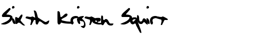 Sixth Kristen Squirt - Download Thousands of Free Fonts at FontZone.net