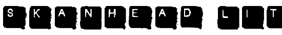 SkanHead Lite - Download Thousands of Free Fonts at FontZone.net