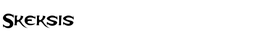Skeksis - Download Thousands of Free Fonts at FontZone.net