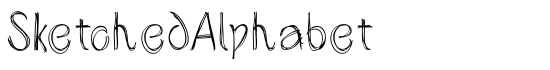 SketchedAlphabet - Download Thousands of Free Fonts at FontZone.net