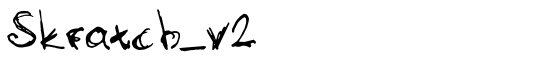 Skratch_v2 - Download Thousands of Free Fonts at FontZone.net