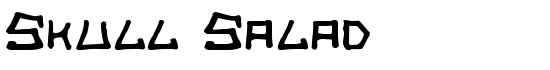 Skull Salad - Download Thousands of Free Fonts at FontZone.net