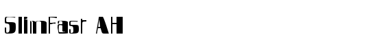 SlimFast AH - Download Thousands of Free Fonts at FontZone.net