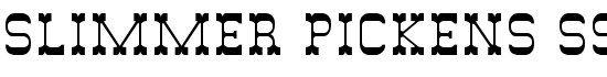 Slimmer Pickens SSi - Download Thousands of Free Fonts at FontZone.net