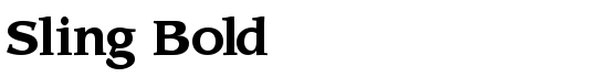 Sling Bold - Download Thousands of Free Fonts at FontZone.net