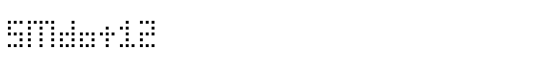 SMdot12 - Download Thousands of Free Fonts at FontZone.net