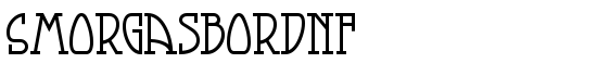 SmorgasbordNF - Download Thousands of Free Fonts at FontZone.net