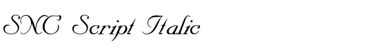 SNC Script Italic - Download Thousands of Free Fonts at FontZone.net