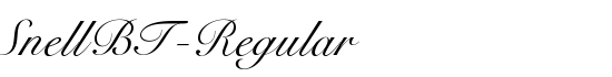 SnellBT-Regular - Download Thousands of Free Fonts at FontZone.net