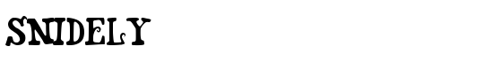 Snidely - Download Thousands of Free Fonts at FontZone.net