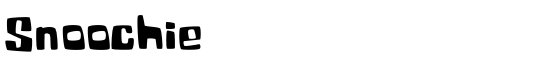 Snoochie - Download Thousands of Free Fonts at FontZone.net