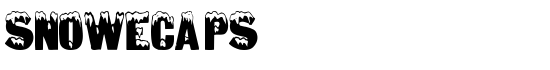 Snowecaps - Download Thousands of Free Fonts at FontZone.net