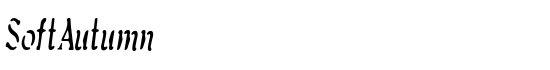 SoftAutumn - Download Thousands of Free Fonts at FontZone.net