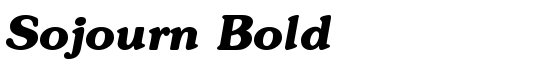 Sojourn Bold - Download Thousands of Free Fonts at FontZone.net