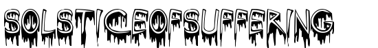 SolsticeOfSuffering - Download Thousands of Free Fonts at FontZone.net
