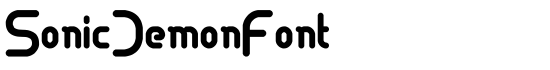 SonicDemonFont - Download Thousands of Free Fonts at FontZone.net