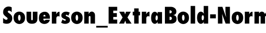 Souerson_ExtraBold-Normal - Download Thousands of Free Fonts at FontZone.net