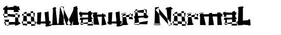 SoulManure NormaL - Download Thousands of Free Fonts at FontZone.net