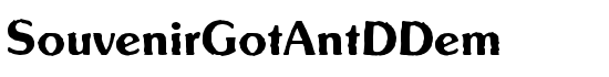 SouvenirGotAntDDem - Download Thousands of Free Fonts at FontZone.net