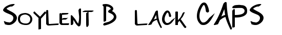 Soylent Black CAPS - Download Thousands of Free Fonts at FontZone.net