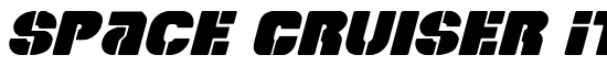 Space Cruiser Italic - Download Thousands of Free Fonts at FontZone.net