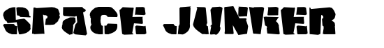Space Junker - Download Thousands of Free Fonts at FontZone.net