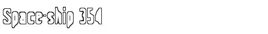 Space-ship 354 - Download Thousands of Free Fonts at FontZone.net