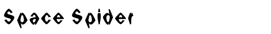 Space Spider - Download Thousands of Free Fonts at FontZone.net